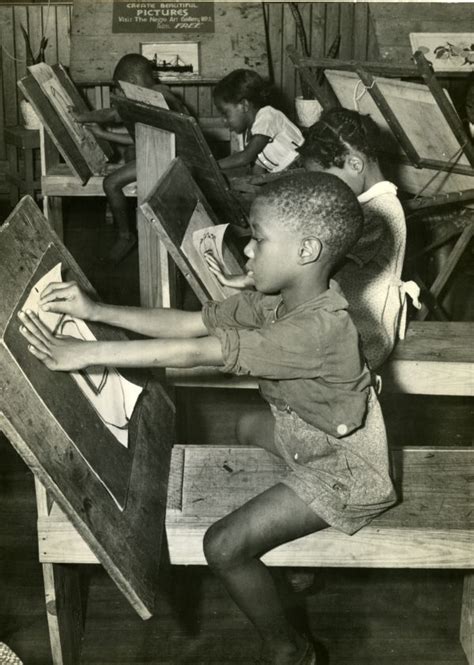 Florida Memory African American Children Drawing At A Wpa Art Center