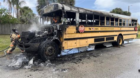 No Injuries Reported After Blaze Burns Through Brevard County School Bus