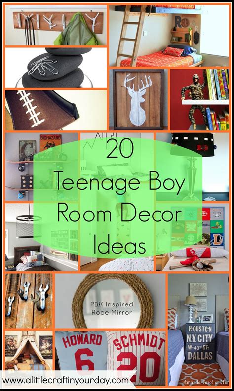 20 Teenage Boy Room Decor Ideas A Little Craft In Your Day Teenage