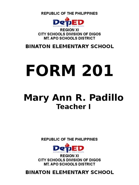 Form 201 Files Pdf