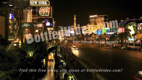 Free 4k Stock Footage Time Lapse Vegas Strip Traffic By Bottledvideo