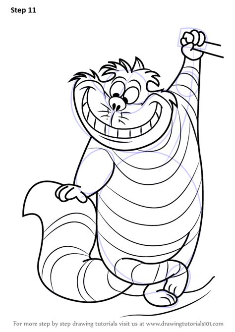 Learn How To Draw Cheshire Cat From Alice In Wonderland Alice In
