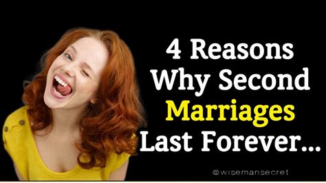 4 reasons why second marriages last forever psychological facts about human behavior youtube