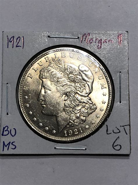 1921 P Morgan Silver Dollar Brilliant Uncurculated High Grade