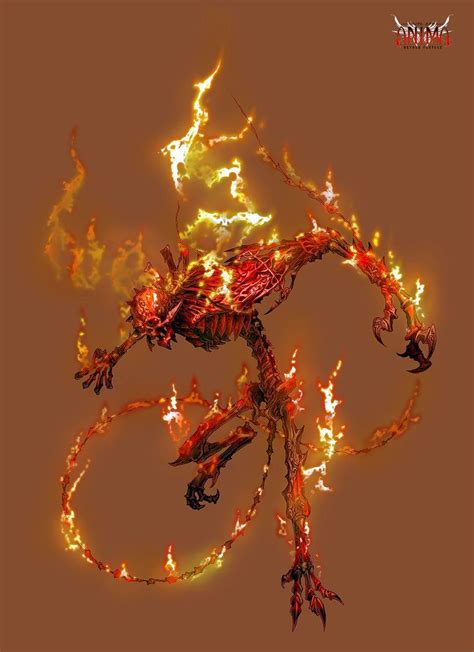 Anima Fire Demon By Wen M On Deviantart Monster Art Monster Drawing