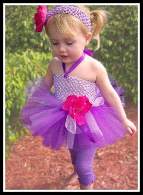Items Similar To Sweet Pea Crocheted Tutu Dress In Shades Of Purple
