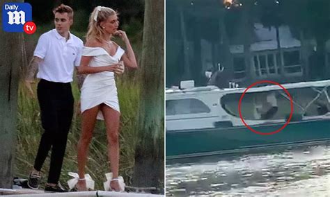 justin bieber straddles hailey baldwin and puts on a sexy dance for his bride daily mail online