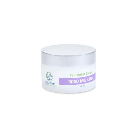 3000 Mg Cbd Pain Relief Cream Lavender Resolve Naturals