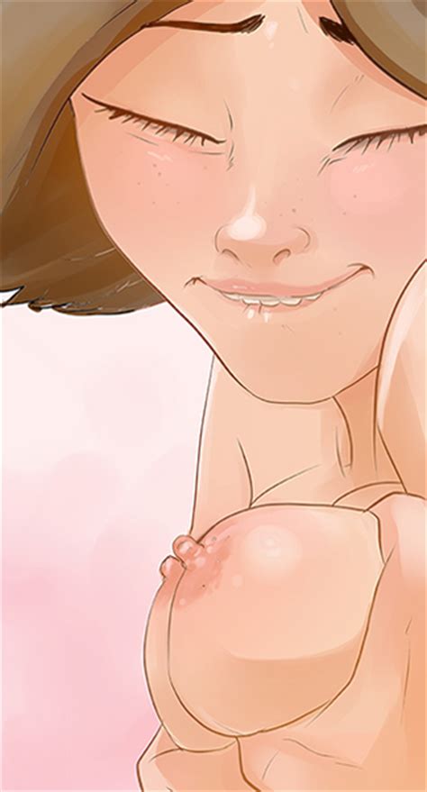 Rule 34 Breast Squeeze Breasts Rapunzel Smile