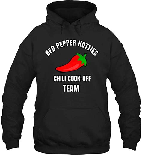 Red Pepper Hotties Funny Chili Cook Off Team Namehoodie