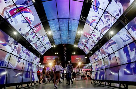 Photos Super Bowl Experience Opens At The La Convention Center Los