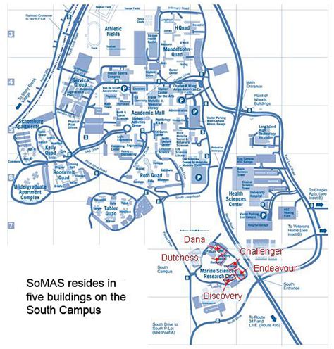 Stony Brook University Campus Map Maping Resources