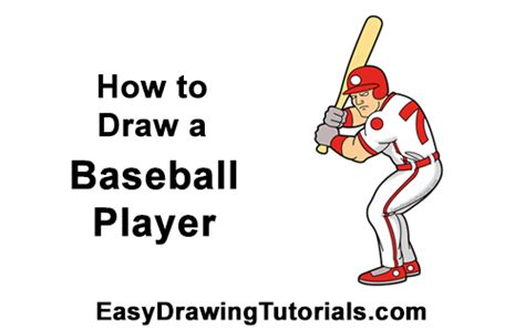 Learn to draw a cute cartoon vampire bat in 7 easy steps. How to Draw a Baseball Player VIDEO & Step-by-Step Pictures