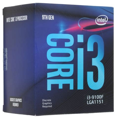 Процессор Intel Core I3 9100f Lga1151 V2 4 X 3600 МГц — купить в