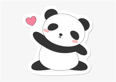 Kawaii Cute Panda Bear Kawaii Cute Panda Cartoon Png Image