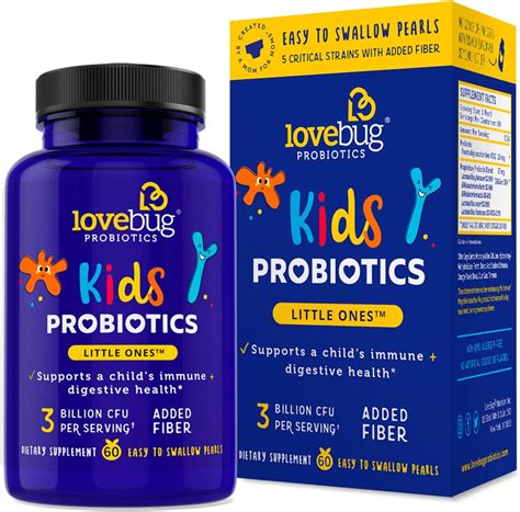 Buy Lovebug Probiotics Little Ones Kids Probiotics 60 Pearls 3