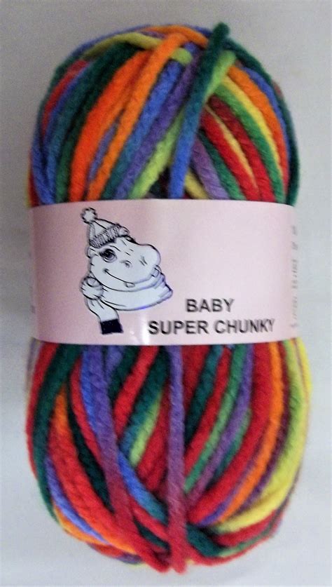 Woolyhippo Super Chunky Random Acrylic Nylon Wool 100g Knitting