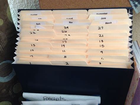 Getting Organized With A Tickler File Journal Of A Busy Mom