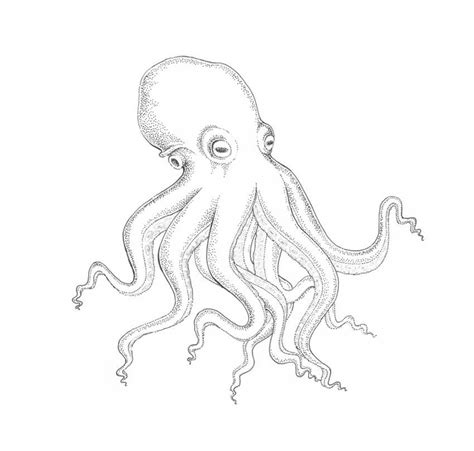 octopus drawing easy step by step musma