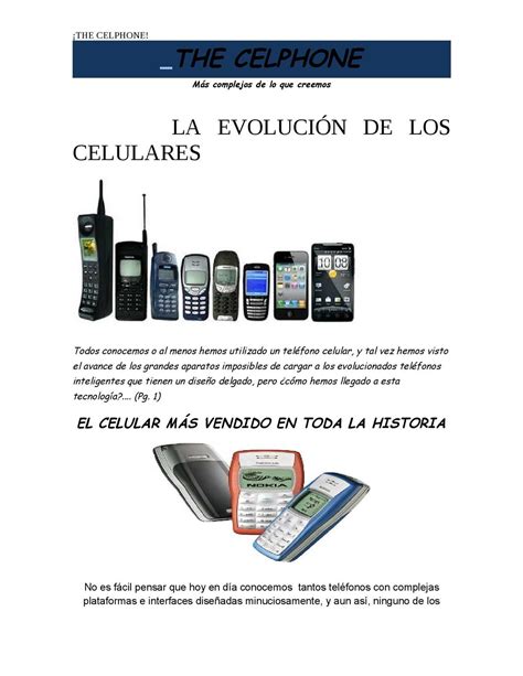 Introducir 149 Images La Evolucion Del Telefono Celular Linea Del