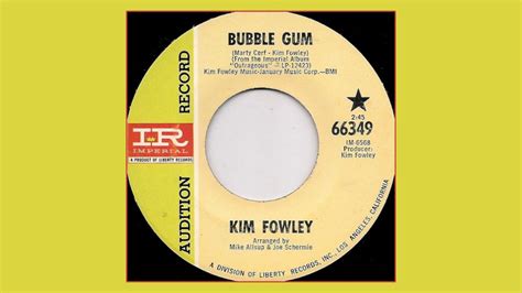 Kim Fowley Bubble Gum [us 7”] 1969 Youtube