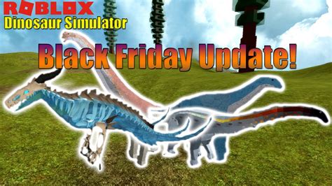 Roblox Dinosaur Simulator Black Friday Update Youtube