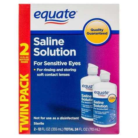 equate saline solution for sensitive eyes 12 oz 2 pk
