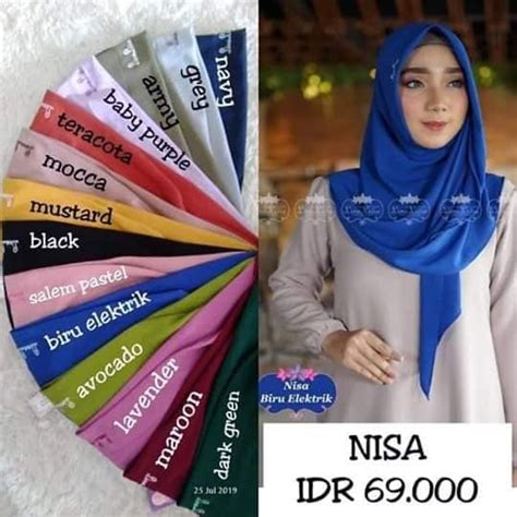 Nisa By Pashmina Hijab Shopee Philippines