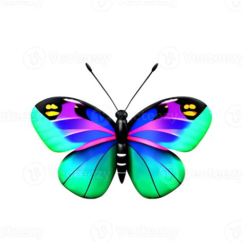 Watercolor Butterfly 3d Rendering Icon Illustration 29360334 Png