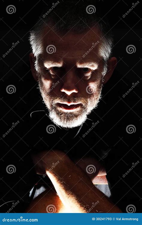 Evil Man Stock Image Image Of Intense Face Fierce 30241793