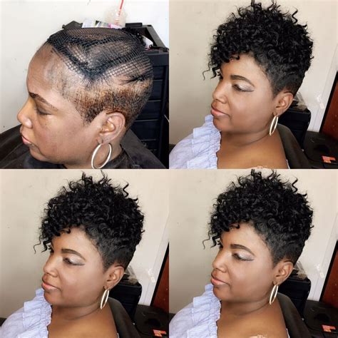 Sewing Natural Hair Styles Tapered Hair Curly Weave Hairstyles
