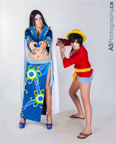 Boa Hancock And Monkey D Luffy From One Piece Captured At A Flickr