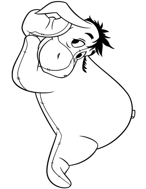 Free Eeyore Coloring Pages, Download Free Eeyore Coloring Pages png