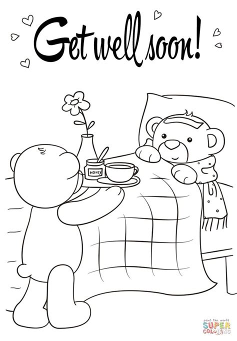 Free Printable Get Well Soon Cards For Kids To Color