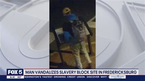Fredericksburg Slave Auction Block Site Vandalized Au — Australias Leading News Site
