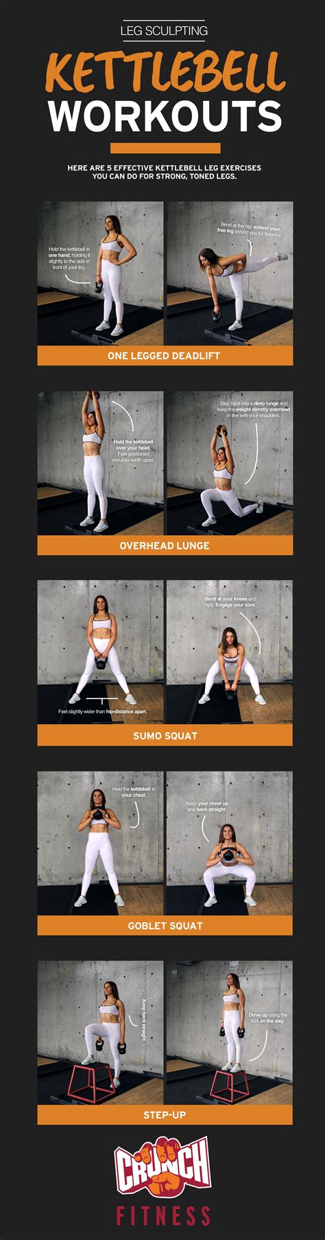 Effective Leg Exercises You Can Do With Kettlebells Crunch Fitness