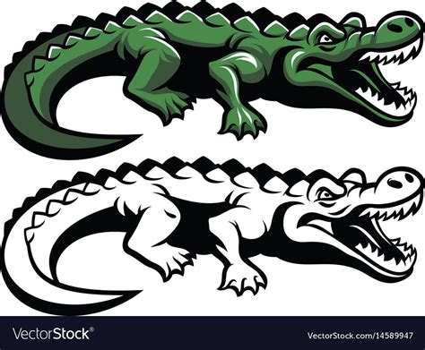 Crocodile Mascot Royalty Free Vector Image Vectorstock