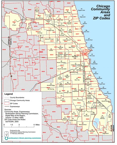 Zip Codes Chicago Map Map Vector