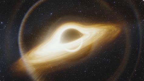 Animation Of Supermassive Black Hole Accretion Disk Of Matter On The