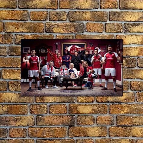 Arsenal Fc Metal Wall Art Plaque