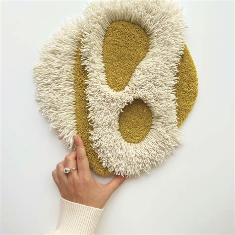 Tufted Object Handmade Using 100 Wool The Organic Shape And Softness