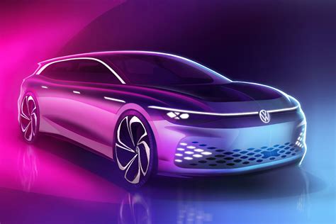 Volkswagen Id Space Vizzion Concept Is One Sleek Electric Wagon Auto News