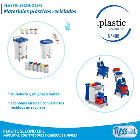 Certificación Plastic Second Life En Papeleras Contenedores Y Carros