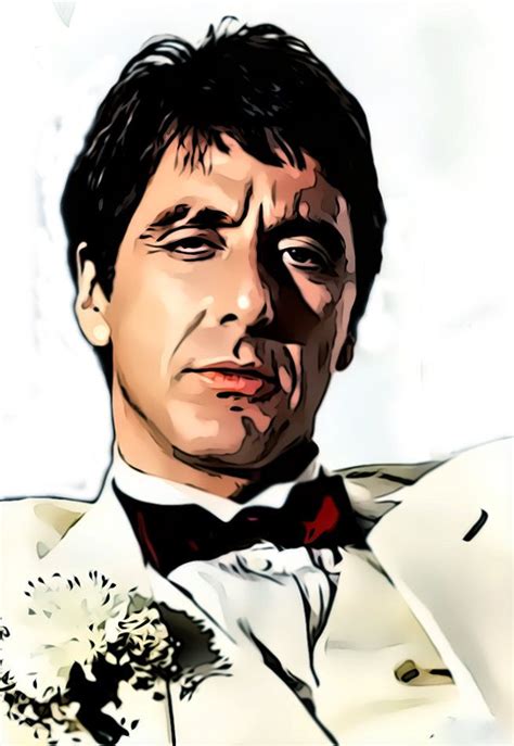 Al Pacino Scarface Poster Scarface Movie Deviantart Fan Art