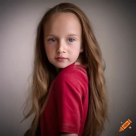 Portrait Of 11 Year Old Katrina On Craiyon