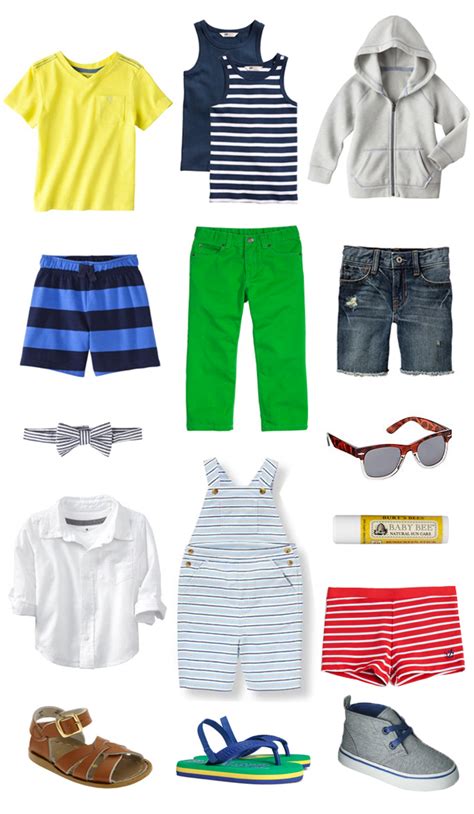 Spring And Summer Wardrobe Staples For Toddler Boys Summer Wardrobe