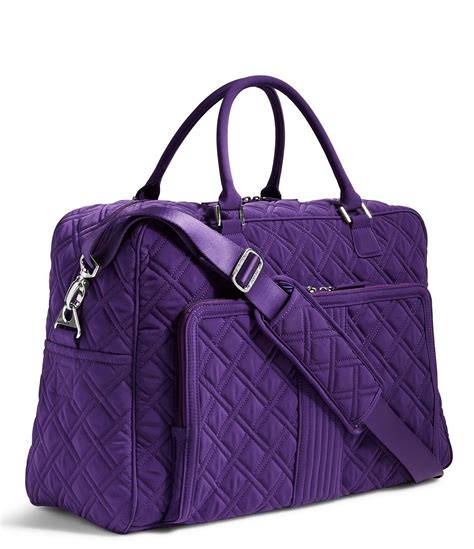 Lyst - Vera Bradley Quilted Weekender Travel Bag in Purple