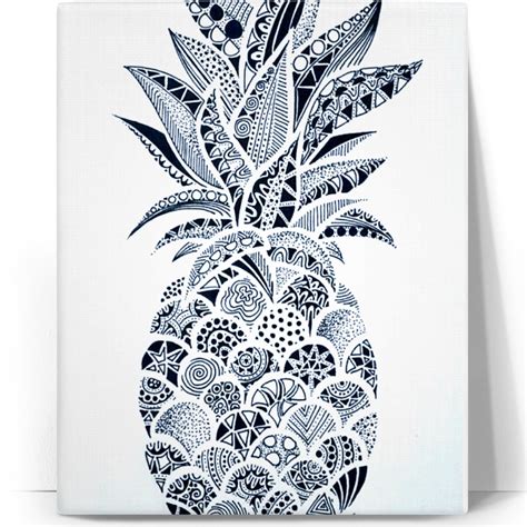 Pineapple In 2020 Mandala Design Art Zentangle Drawings Doodle Art