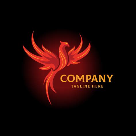 Phoenix Logo Fire Bird Logo Design Templatemonster