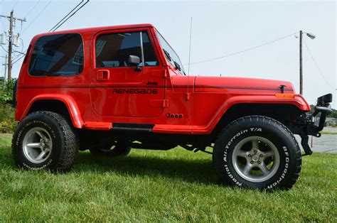 Fully Restored Jeep Wrangler Yj Very Nice W Renegade Decalsshipping